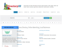 Tablet Screenshot of directory88.com